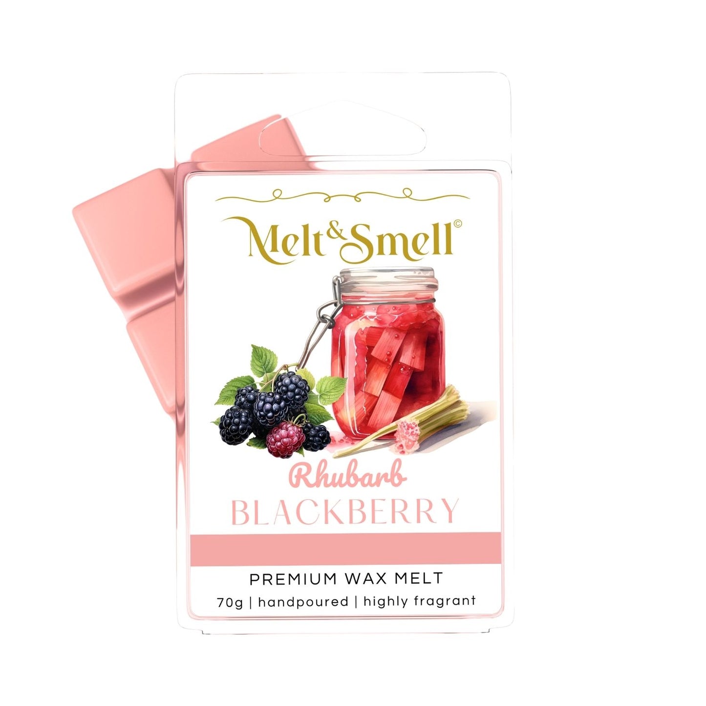 Rhubarb Blackberry Wax Melt