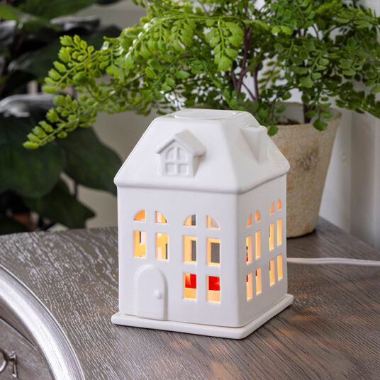CANDLE WARMERS® Top Down Duftlampe "Porcelain House"