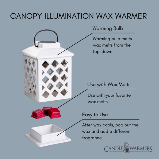 candle warmers duftlampe canopy top down chelsea duftwachs wax melt warmer