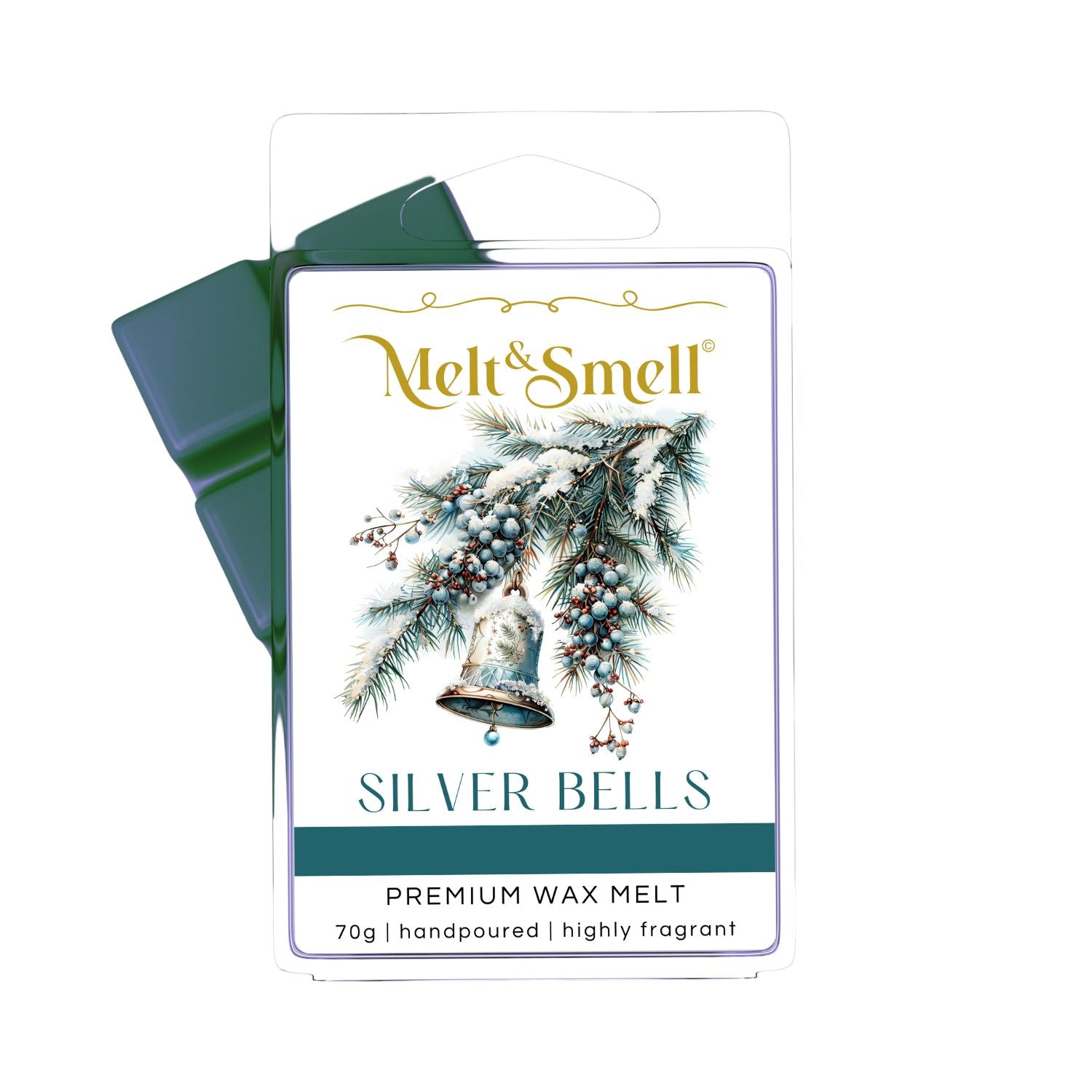 silver bells duftwachs wax melt weihnachten christmas neu