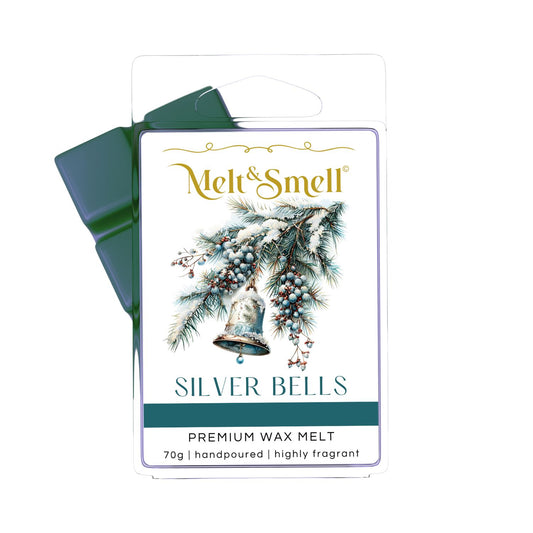 silver bells duftwachs wax melt weihnachten christmas neu