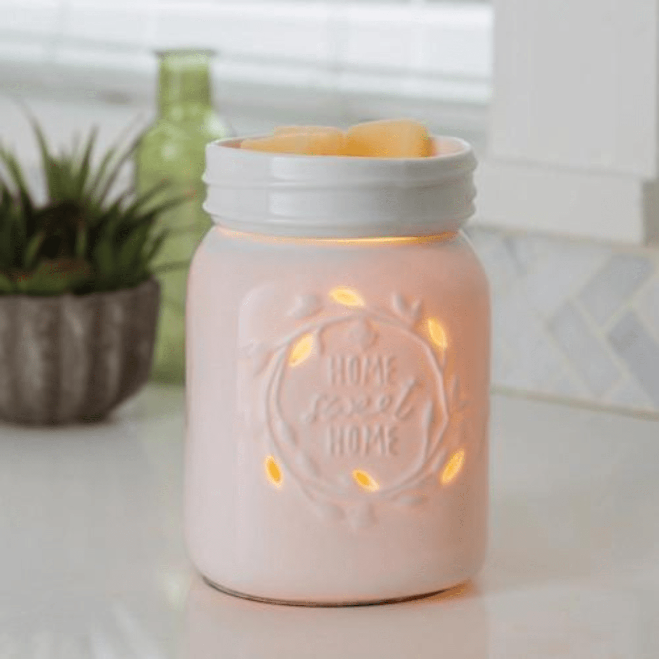 CANDLE WARMERS® Duftlampe "Mason Jar" - Melt & Smell© | Premium Wax Melts