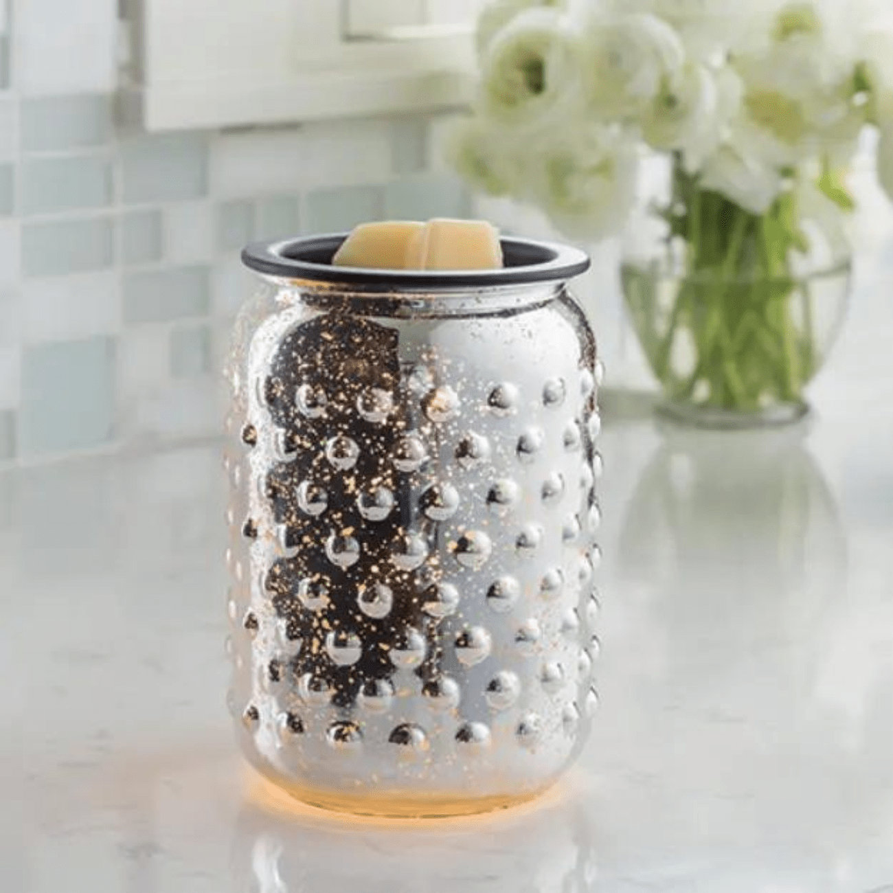 CANDLE WARMERS® Duftlampe "Mercury Glas" - Melt & Smell© | Premium Wax Melts