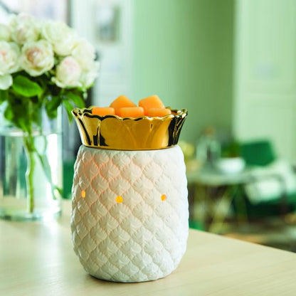 candle warmers elektrische duftlampe pineapple neu perfekt für wax melts und duftwachs