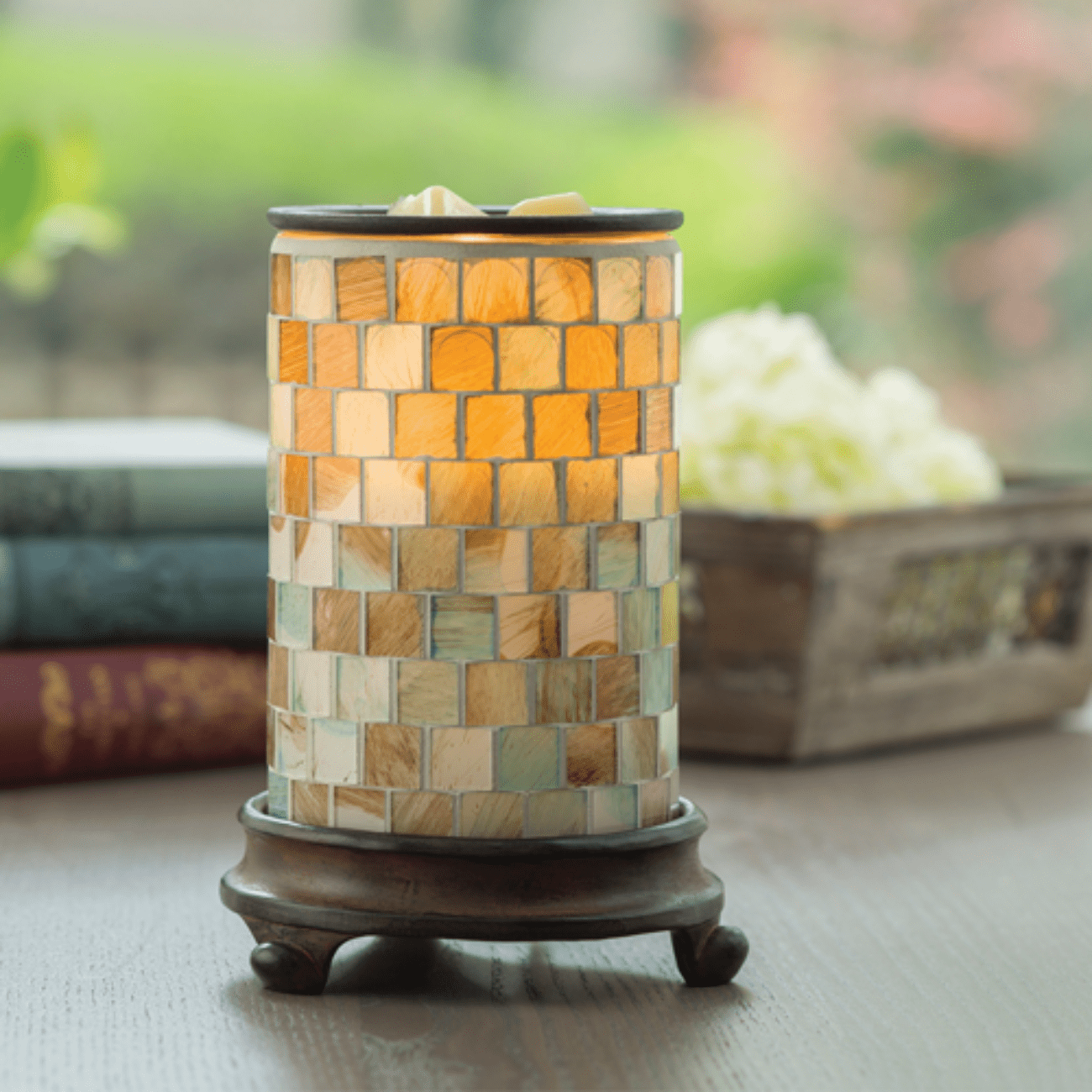 CANDLE WARMERS® Duftlampe "Sea Glass Mosaic" - Melt & Smell© | Premium Wax Melts