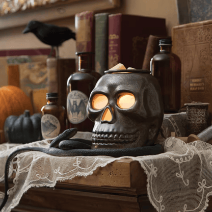 CANDLE WARMERS® Duftlampe "Skull" - Melt & Smell© | Premium Wax Melts