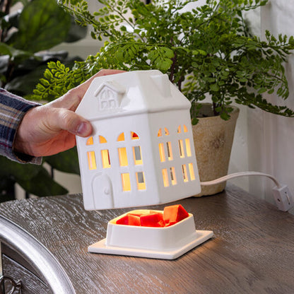 CANDLE WARMERS® Top Down Duftlampe "Porcelain House"