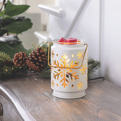 CANDLE WARMERS® "Snowflake" Edison Bulb Duftlampe