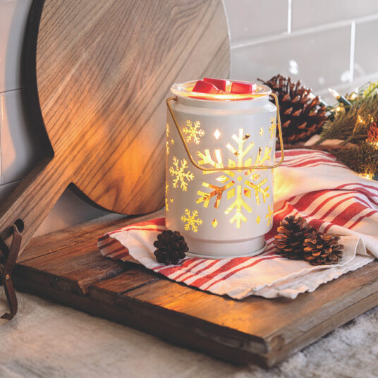 CANDLE WARMERS® "Snowflake" Edison Bulb Duftlampe