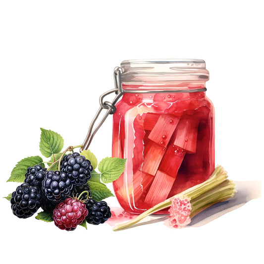 Rhubarb Blackberry Wax Melt